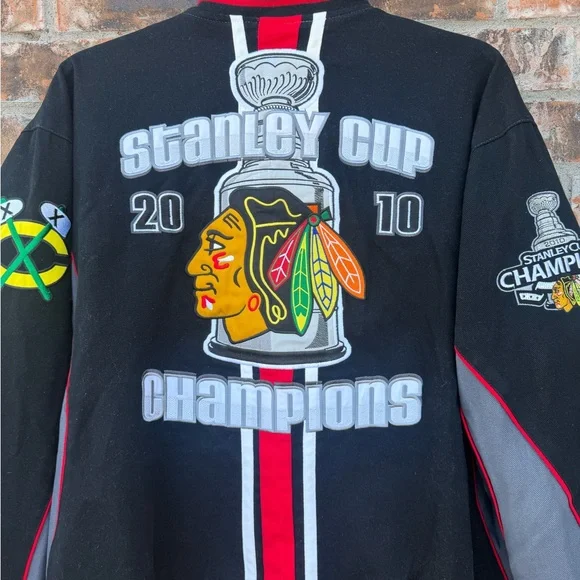 Chicago Blackhawks 2010 Stanley Cup Champions varsity jacket - Picture 9 of 12